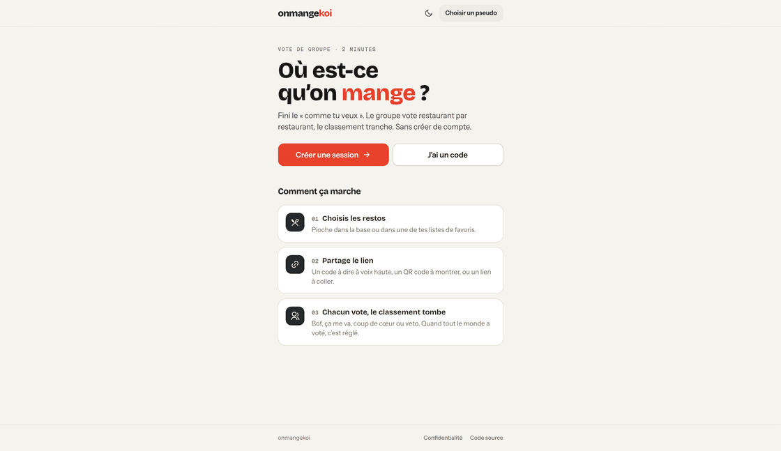 Homepage of onmangekoi