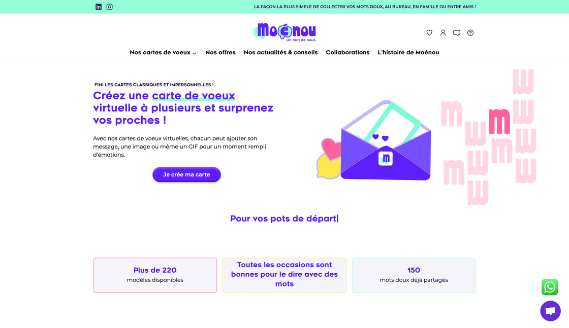 Homepage of Moenou