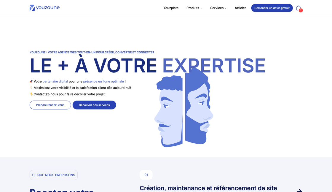 Homepage of Youzoune